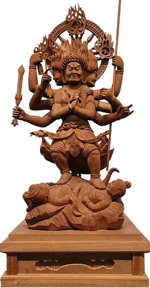 9 statues